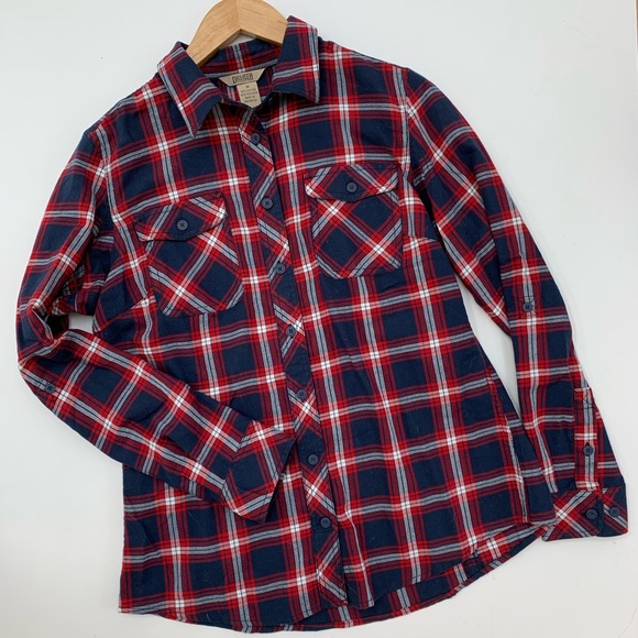 Duluth Trading Co Tops - 3/$25 Duluth Trading Co | New Plaid Blue and Red